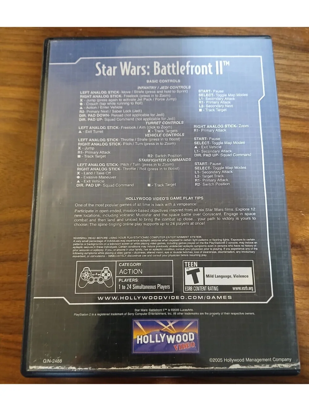 Star Wars Battlefront II (Sony PlayStation 2, PS2)